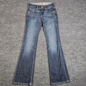 Ariat R.E.A.L Perfect Rise Esti Bootcut Jeans Women's 24S Dark Wash Blue Stretch